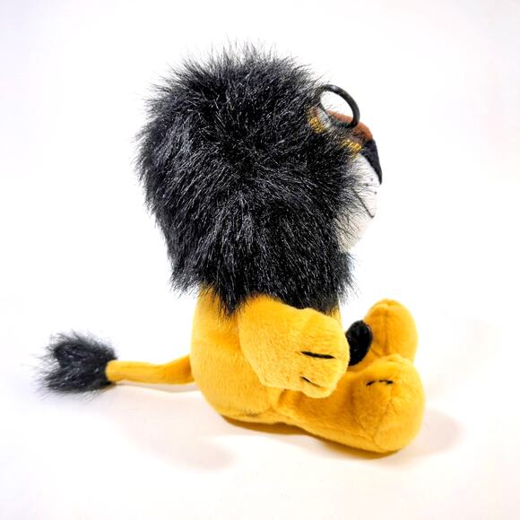 Hubert Lion Plush 8" w/ Glasses Harris Bank 2007 Animal Fair Stuffed Toy - Picture 4 of 6